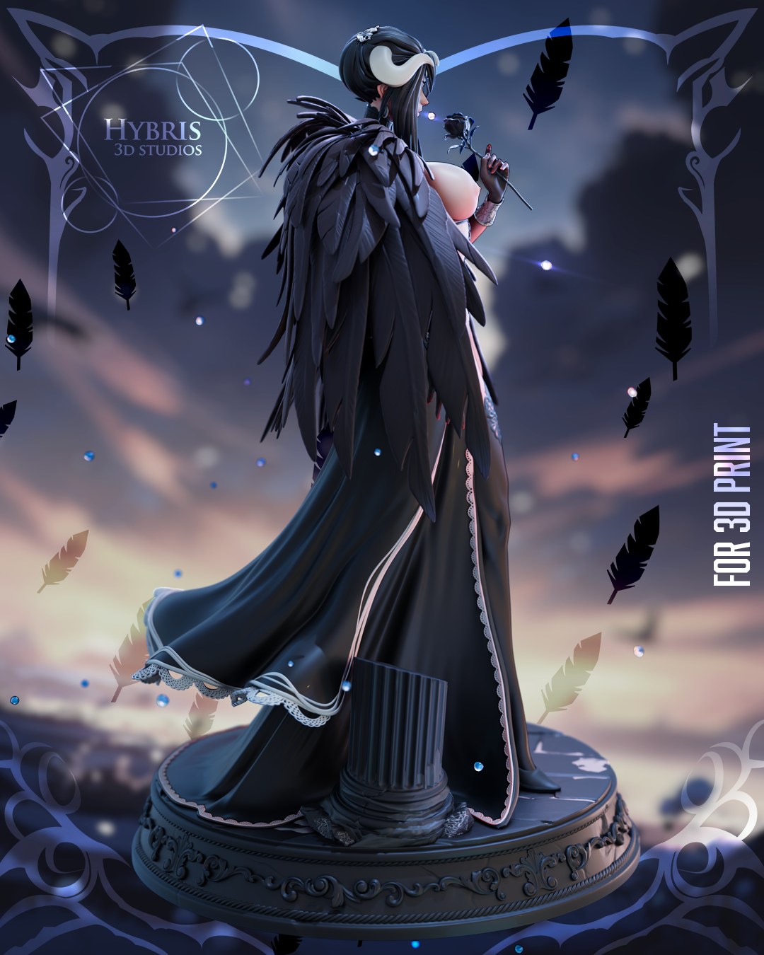 Dark Queen Albedo resin figure