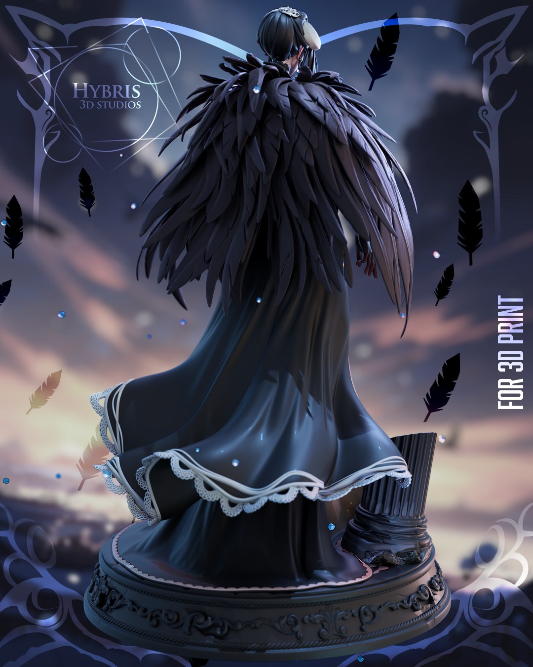 Dark Queen Albedo resin figure