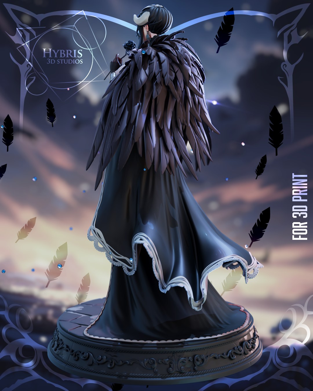 Dark Queen Albedo resin figure