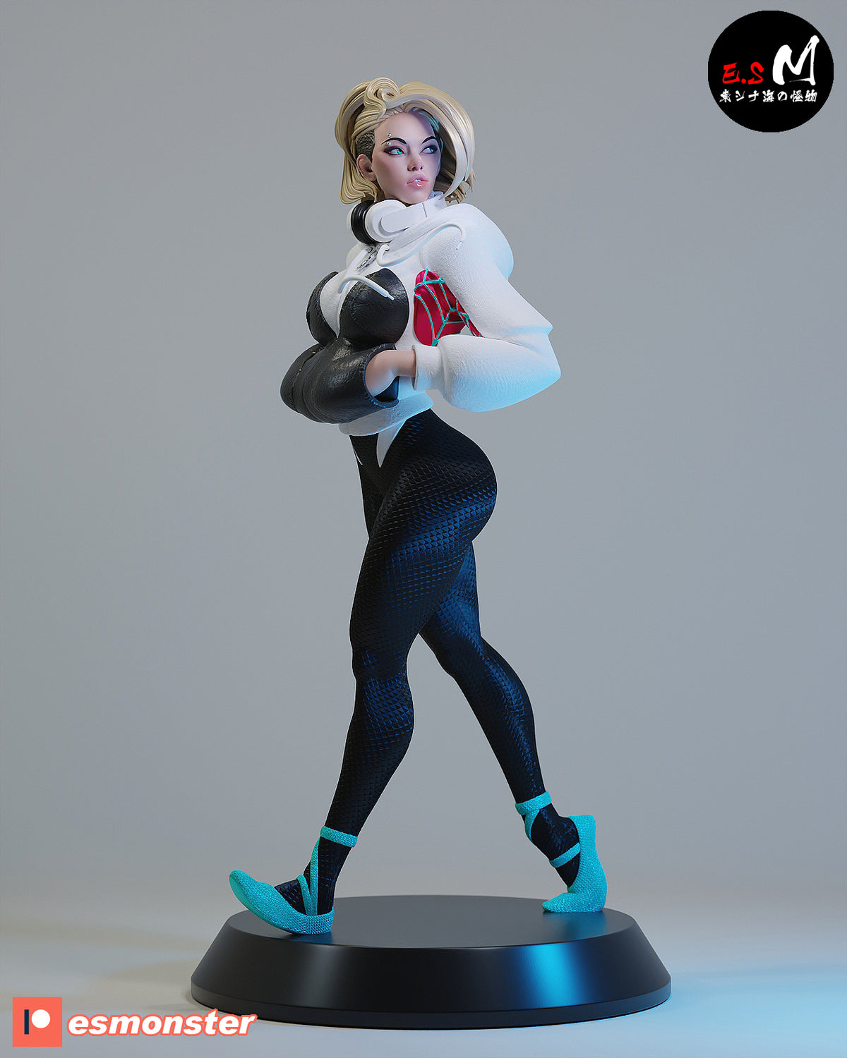 White Spider Gwen resin figure
