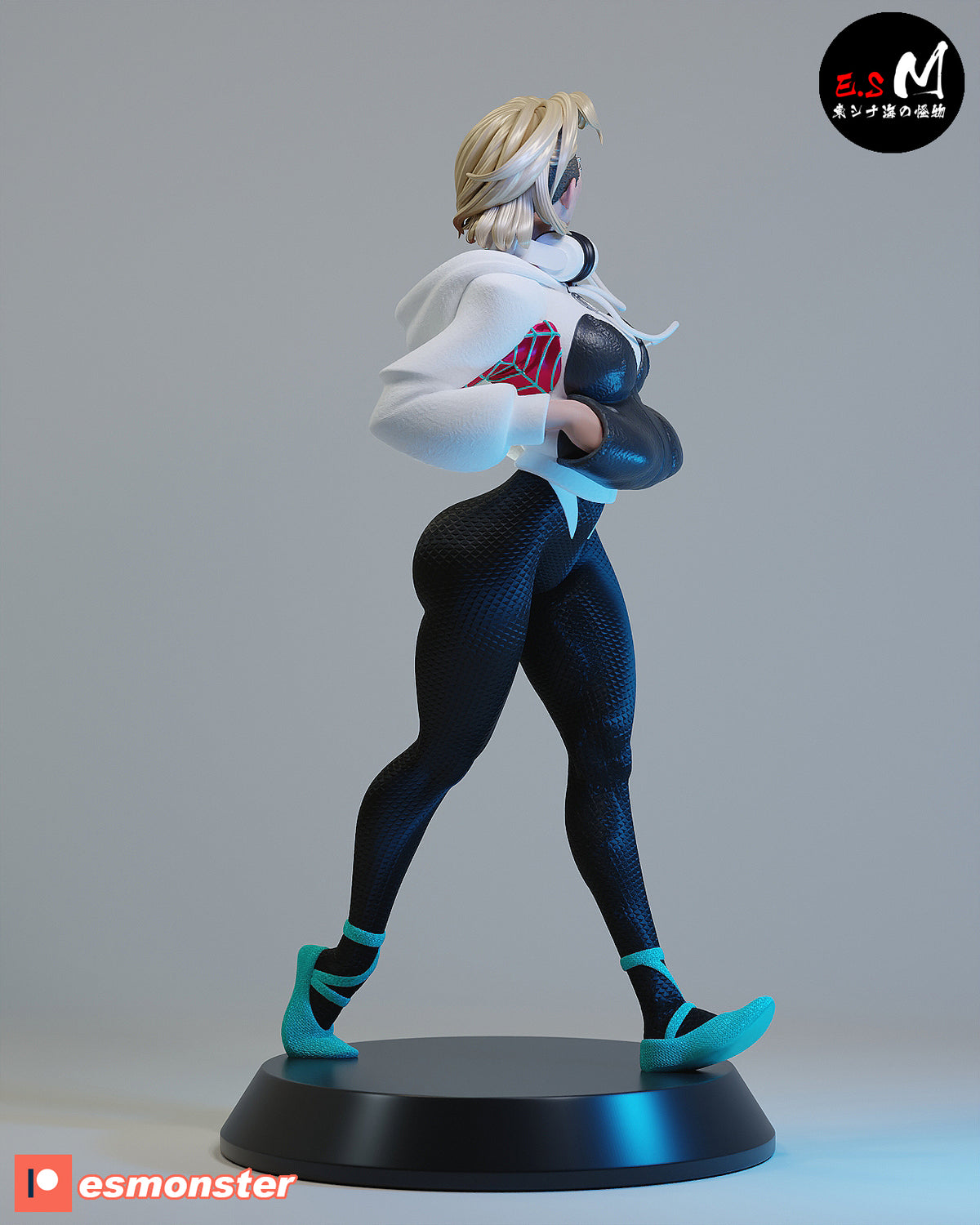 White Spider Gwen resin figure