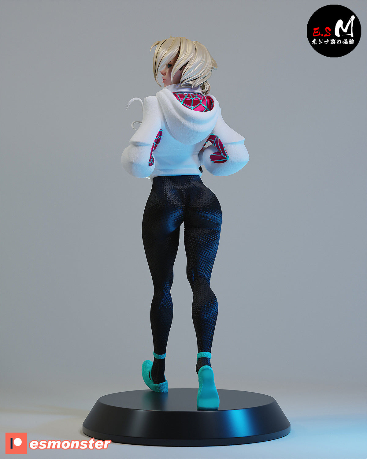 White Spider Gwen resin figure