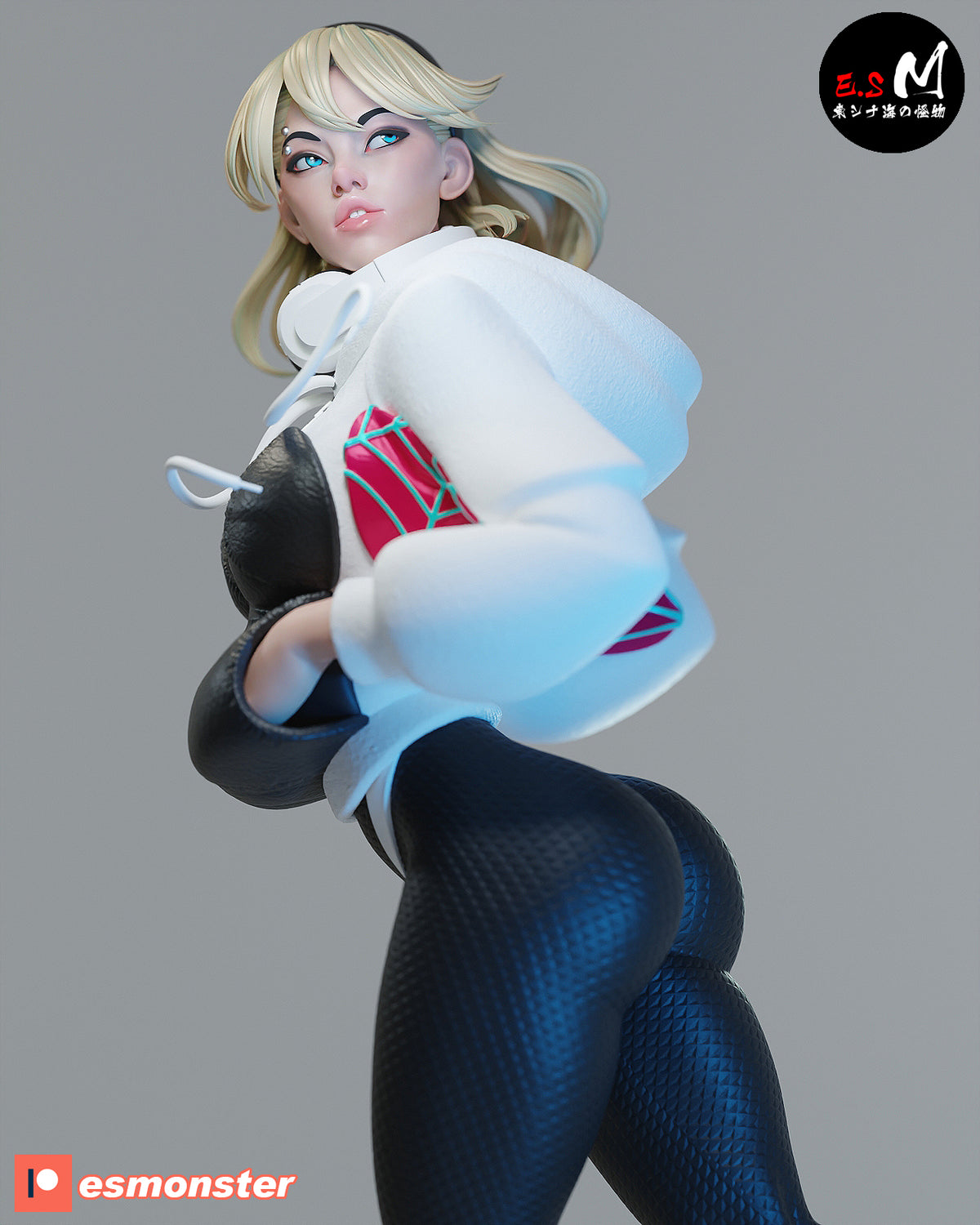 White Spider Gwen resin figure