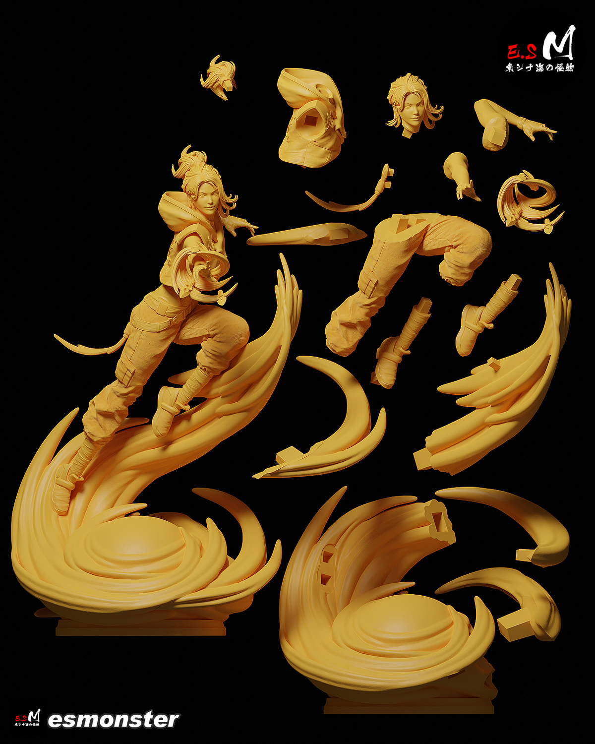 Jett resin figure