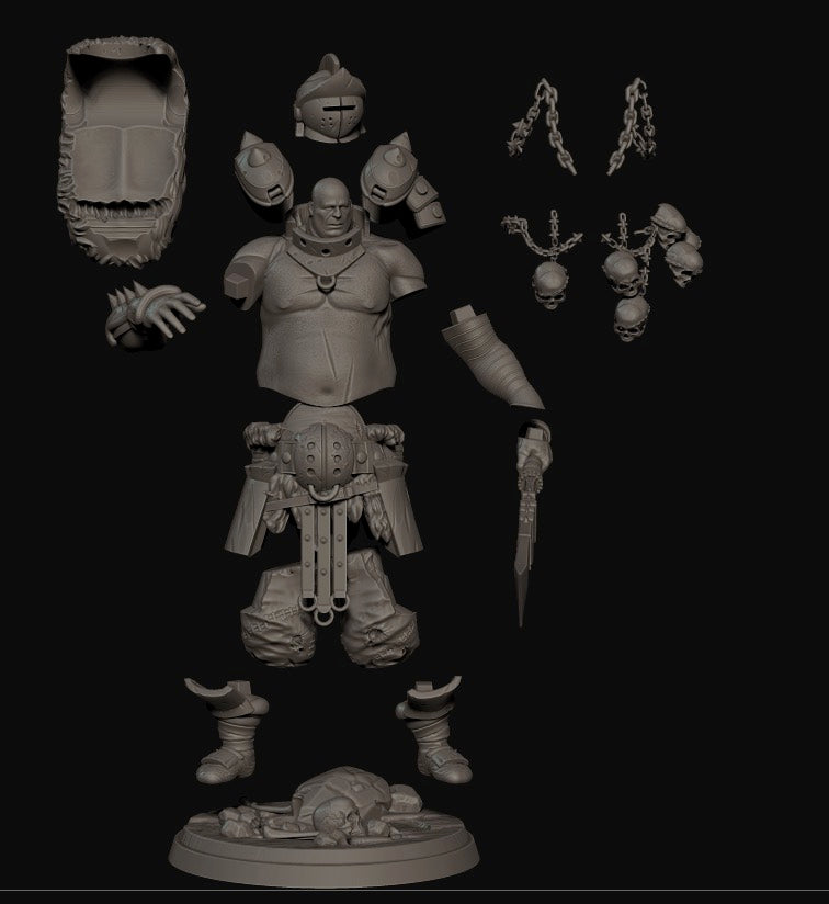 SEPARATE FAT BASTARD resin figure