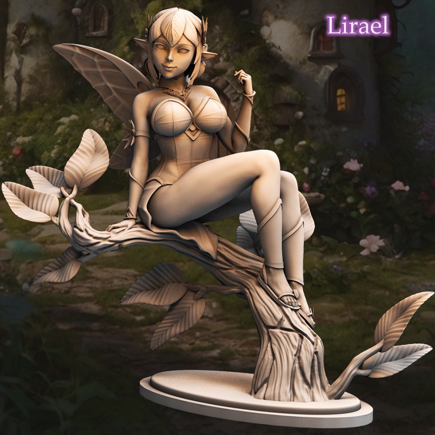 Lirael Dewdrop resin figure
