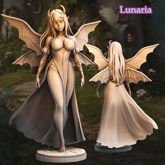 Lunaria Silvermist resin figure