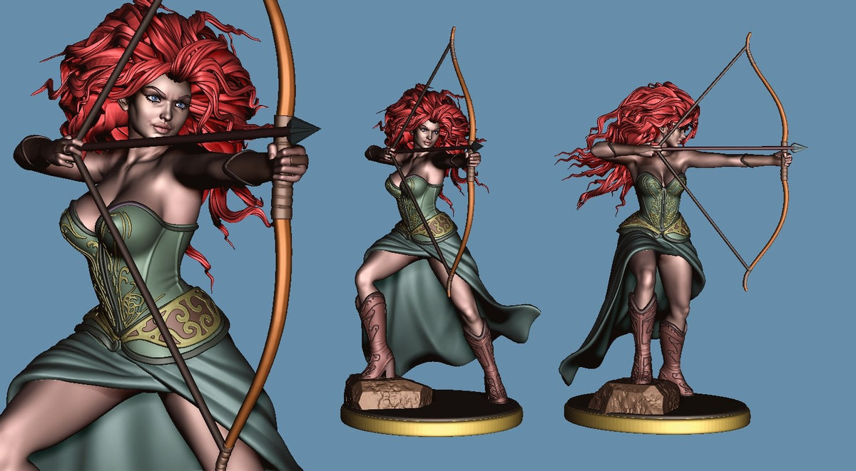 Wild Aim resin figure