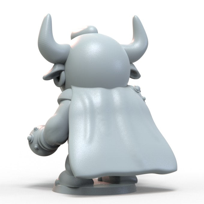 Bull resin figure