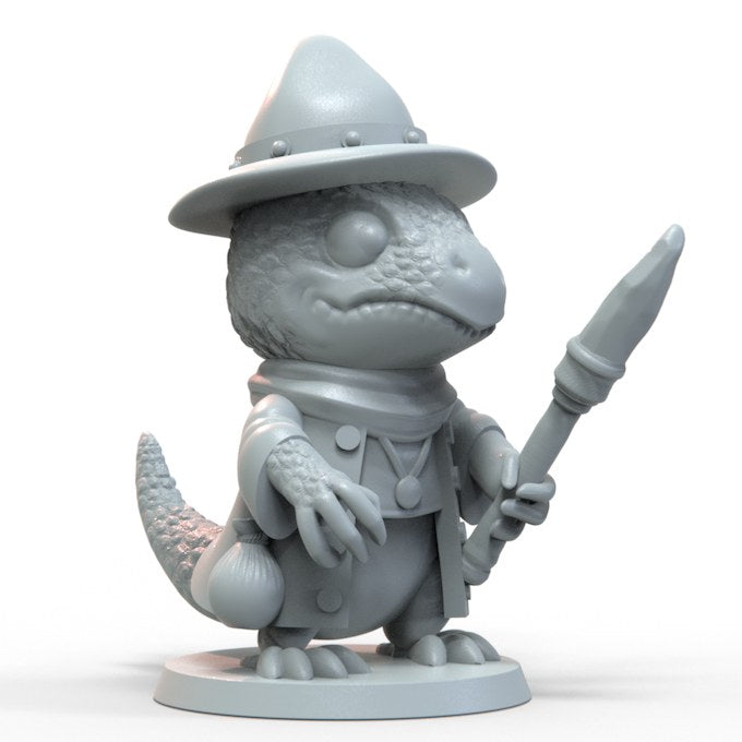 Croc resin figure