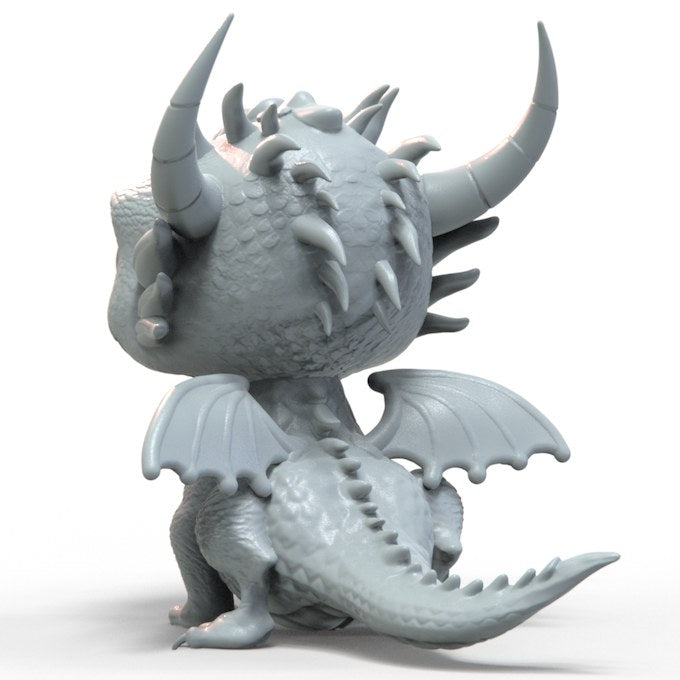 Dragon resin figure