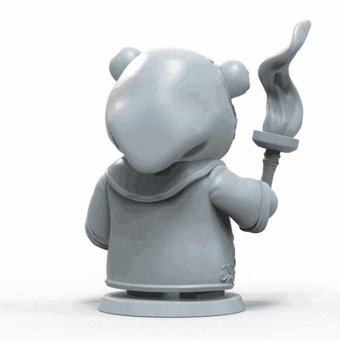 Panda resin figure