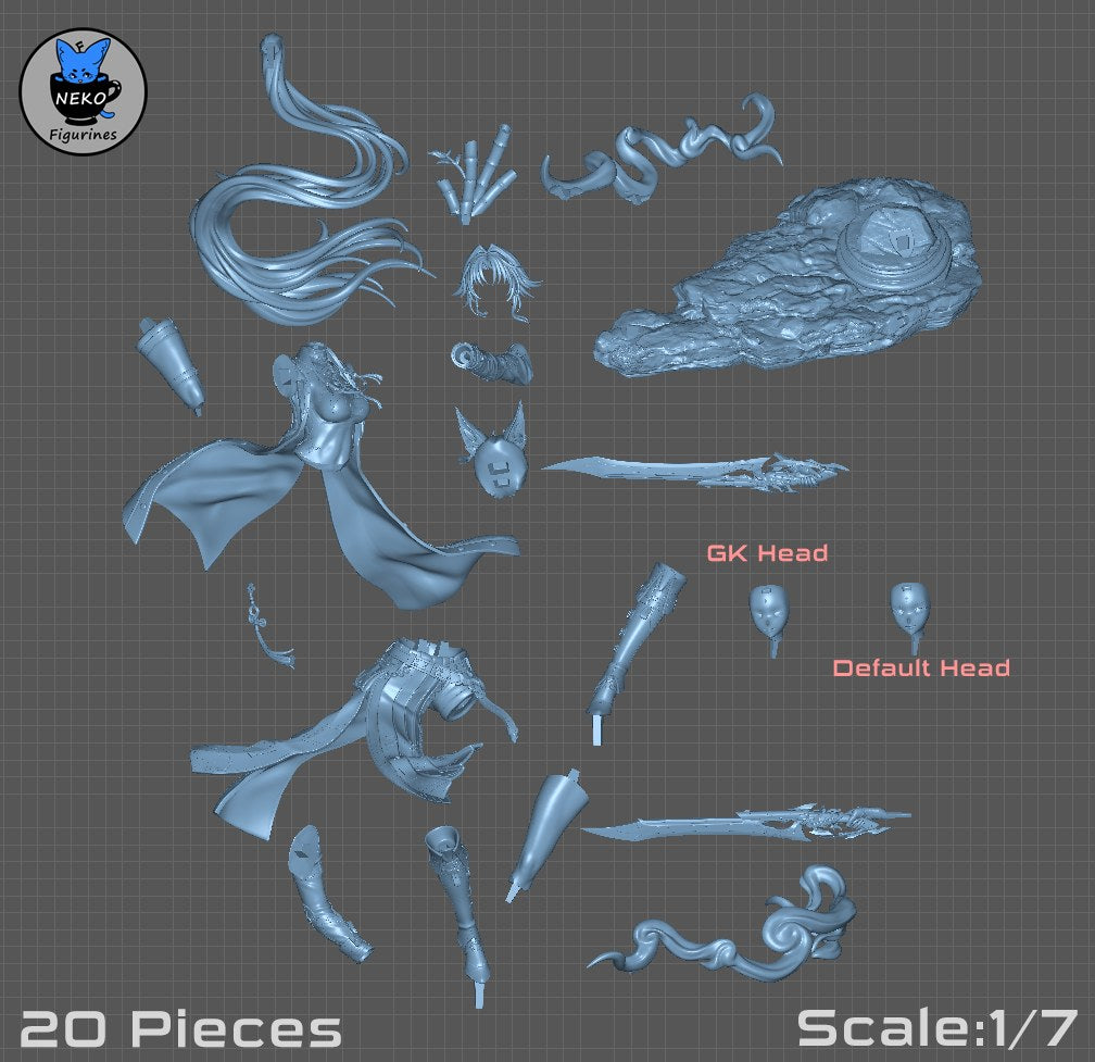 Feixiao resin figure