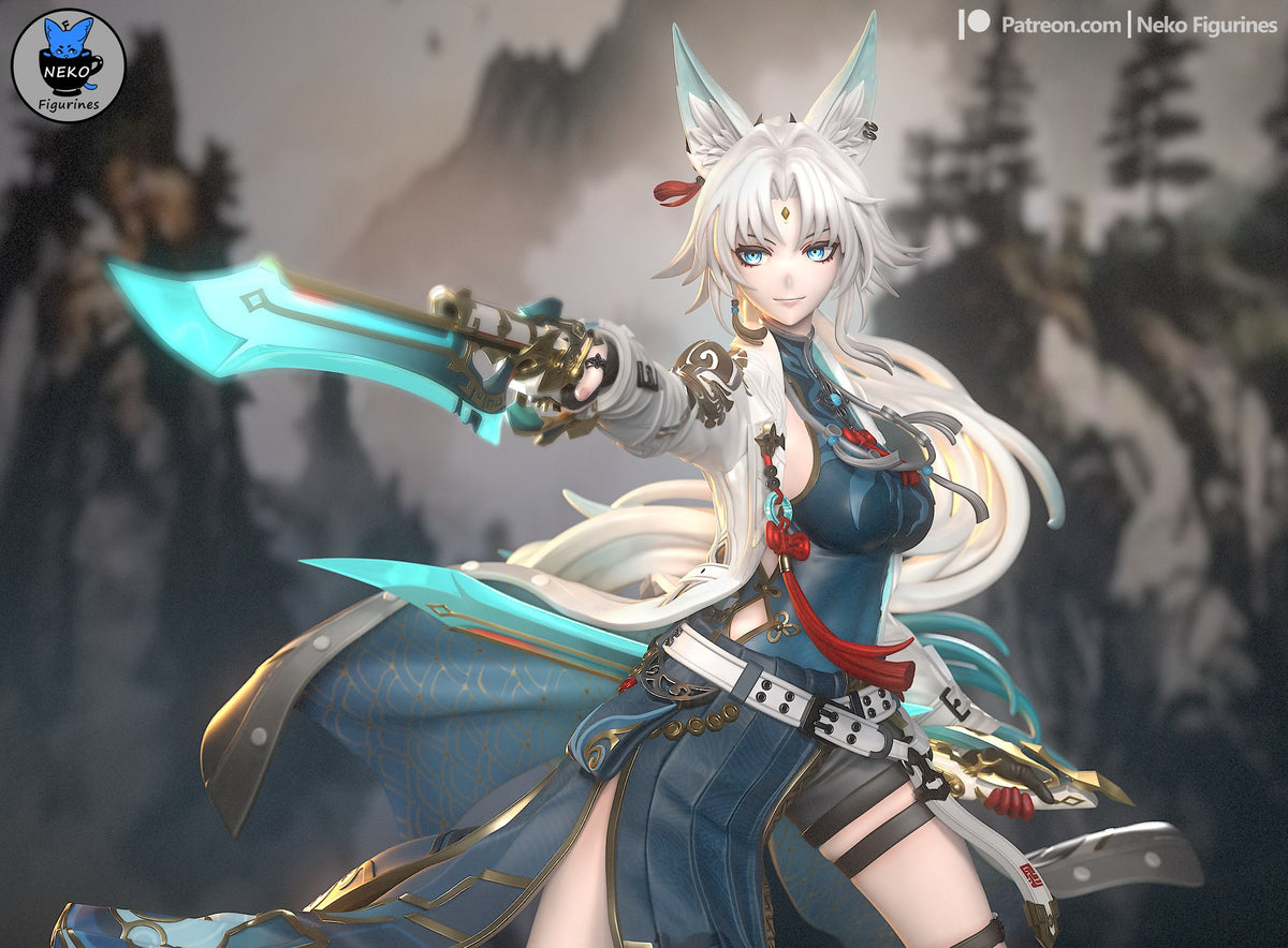 Feixiao resin figure