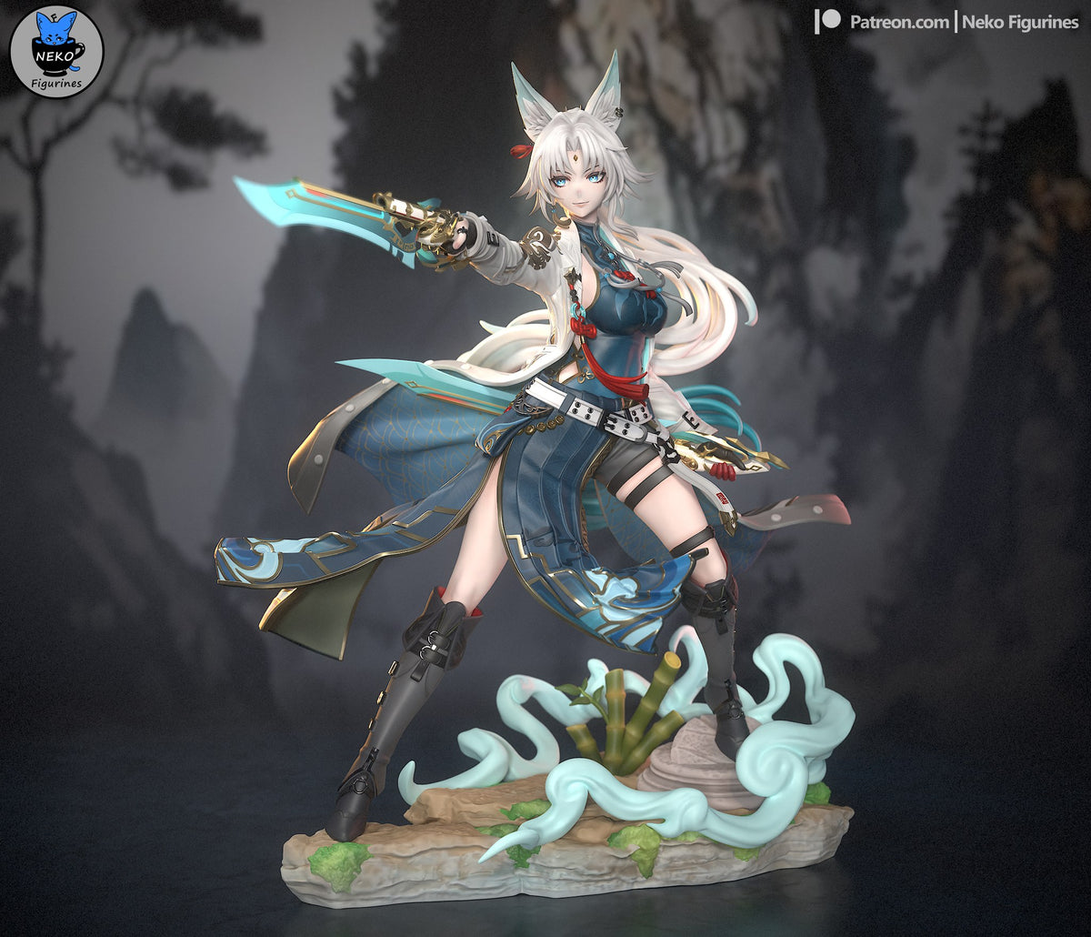 Feixiao resin figure