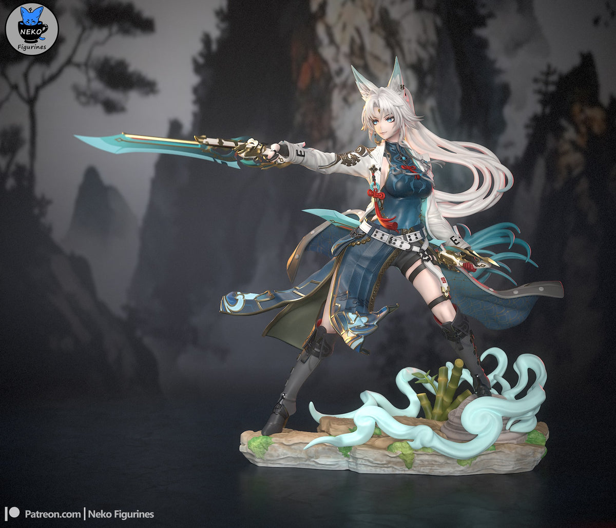 Feixiao resin figure