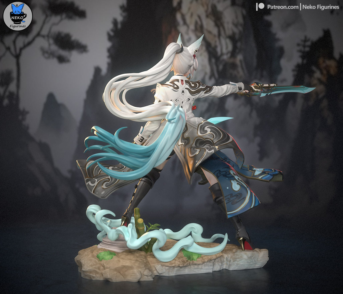 Feixiao resin figure
