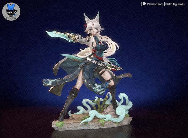 Feixiao resin figure