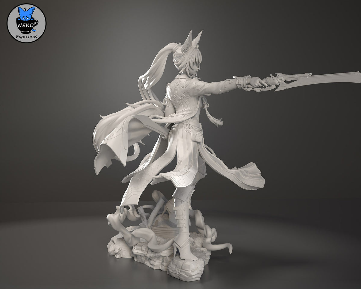 Feixiao resin figure