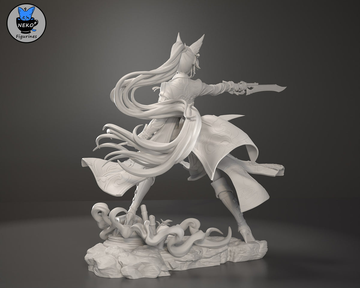 Feixiao resin figure