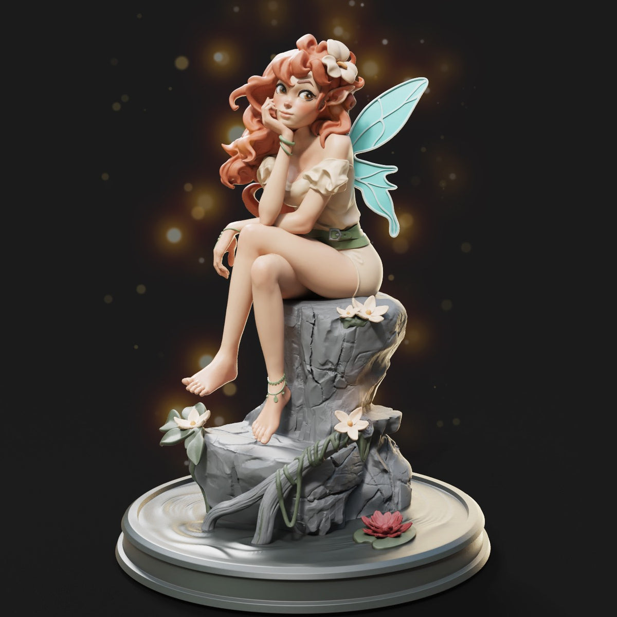 Celestia resin figure