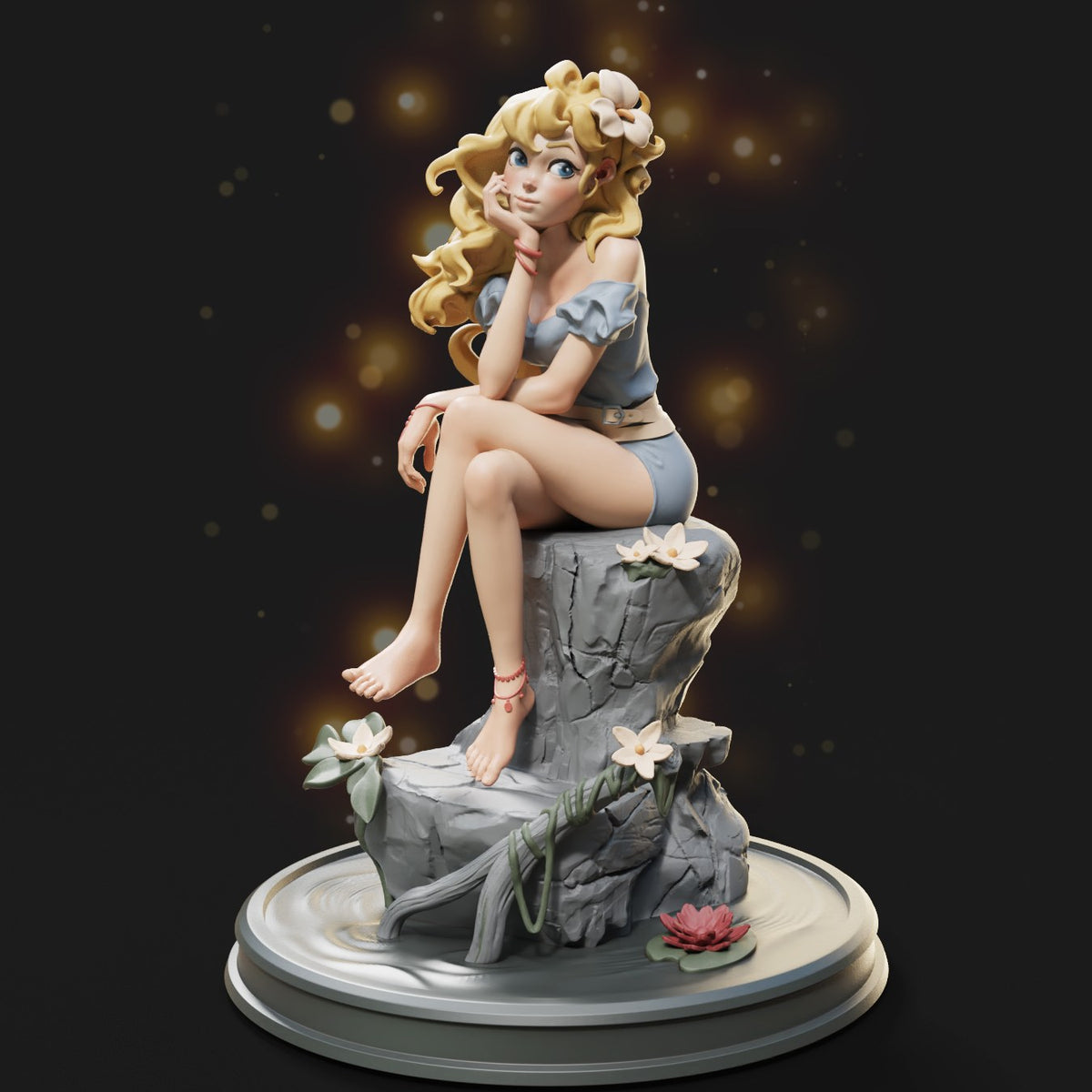 Celestia resin figure