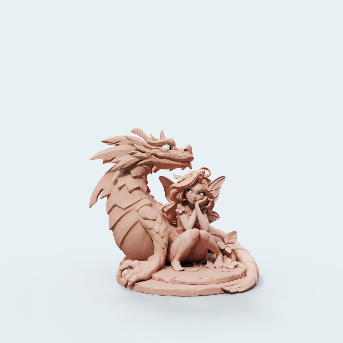 Iriel resin figure