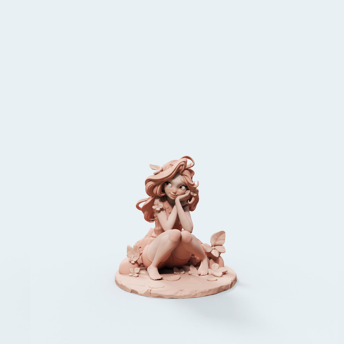Iriel resin figure