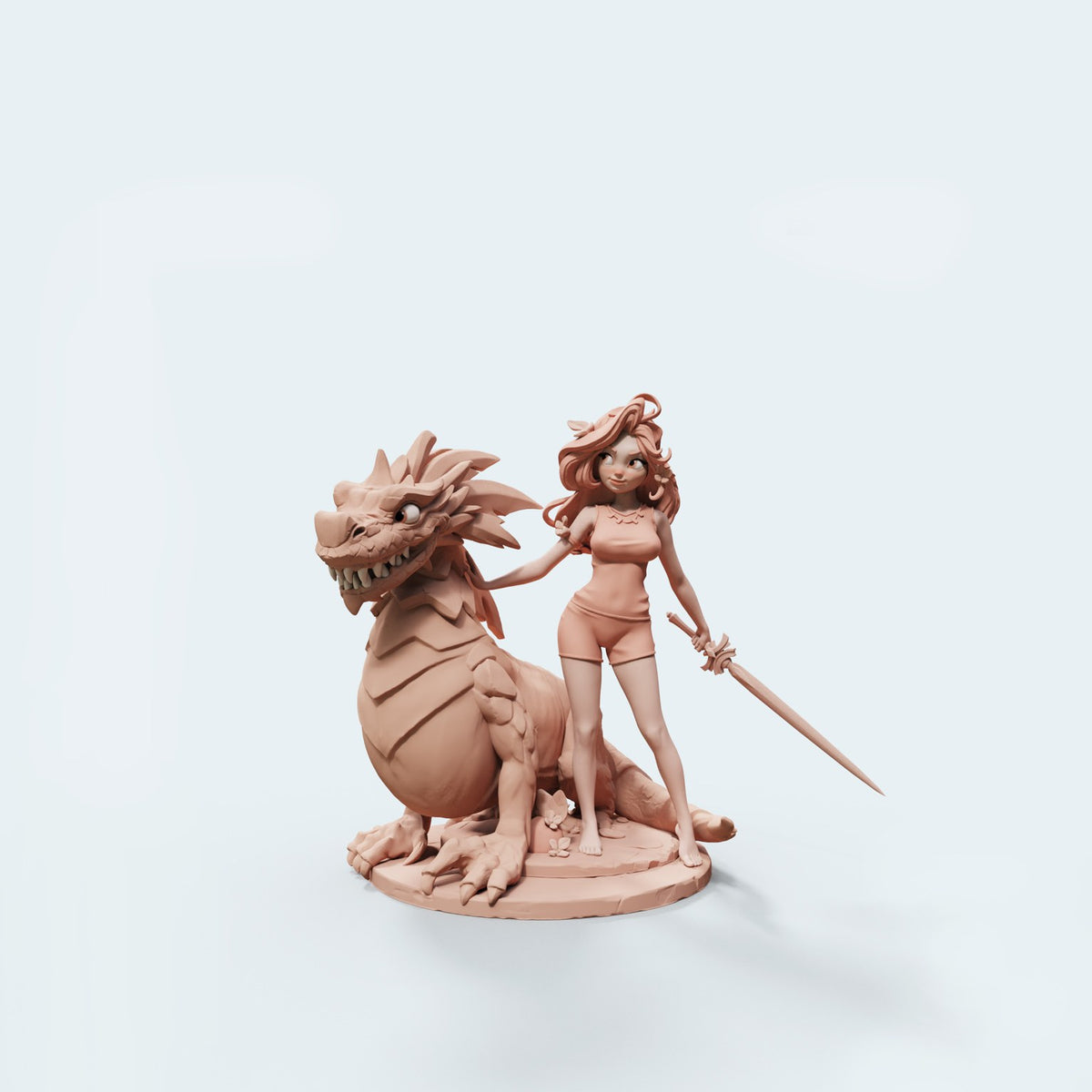 Iriel resin figure