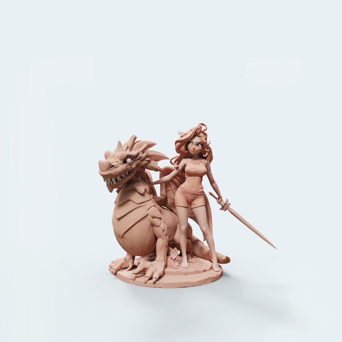 Iriel resin figure