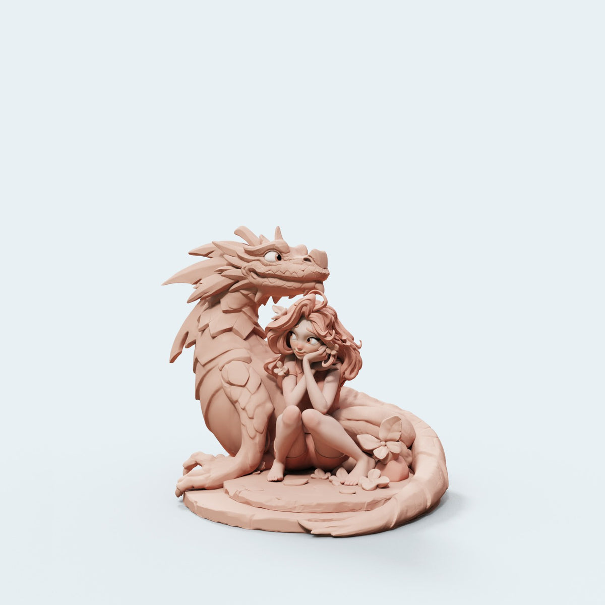 Iriel resin figure