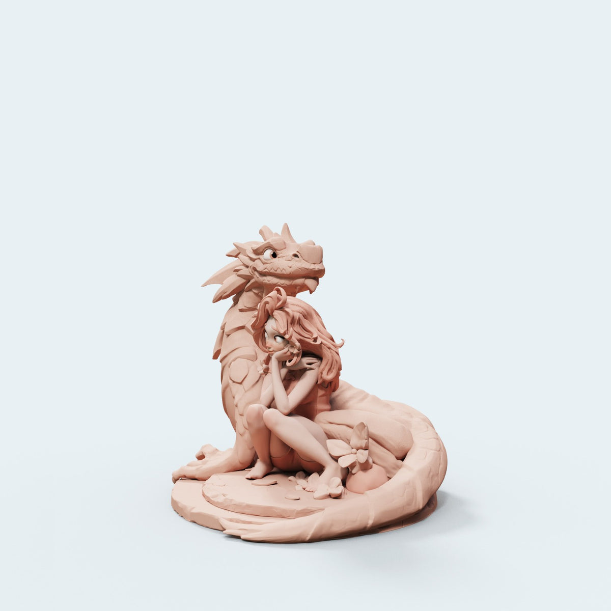 Iriel resin figure