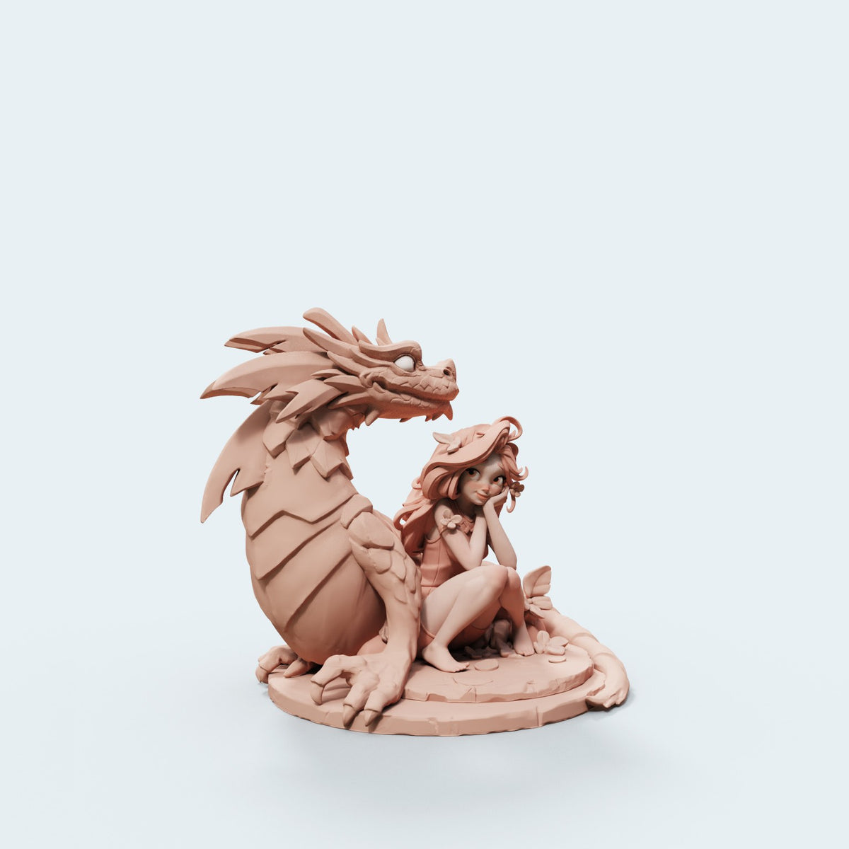 Iriel resin figure