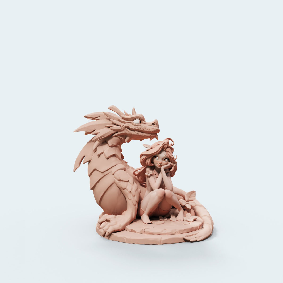 Iriel resin figure