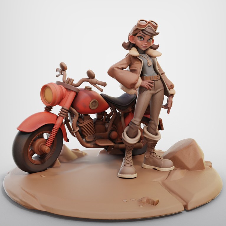 Legendary Ladies resin figure