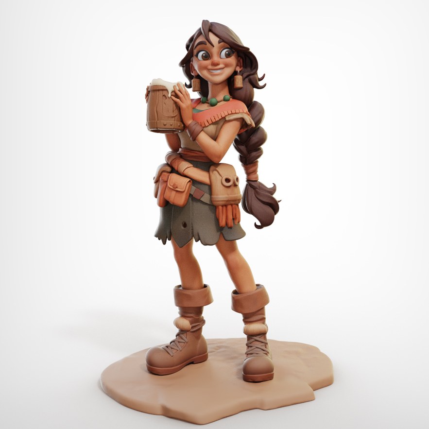 Legendary Ladies resin figure