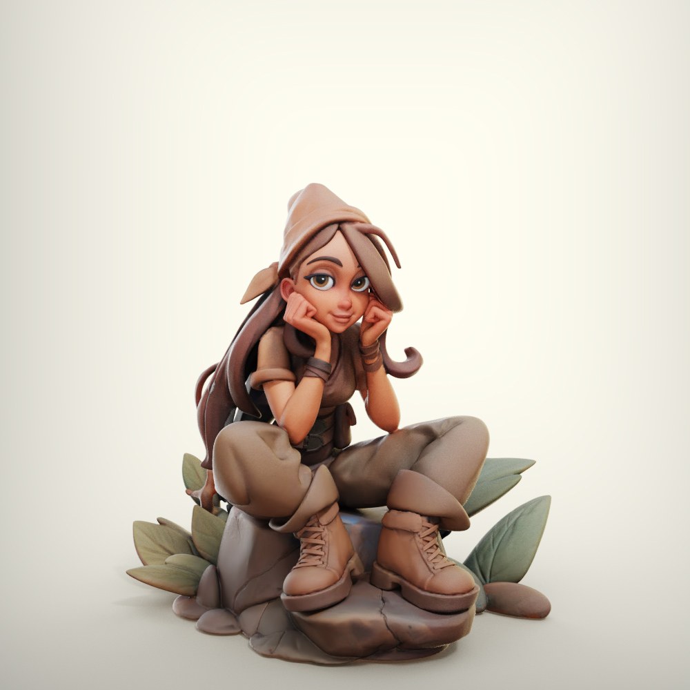 Marvelous Maidens 1 resin figure