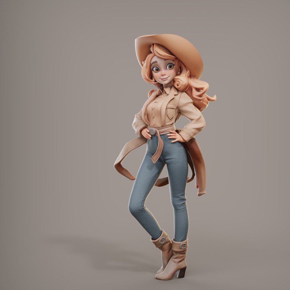 Marvelous Maidens 1 resin figure