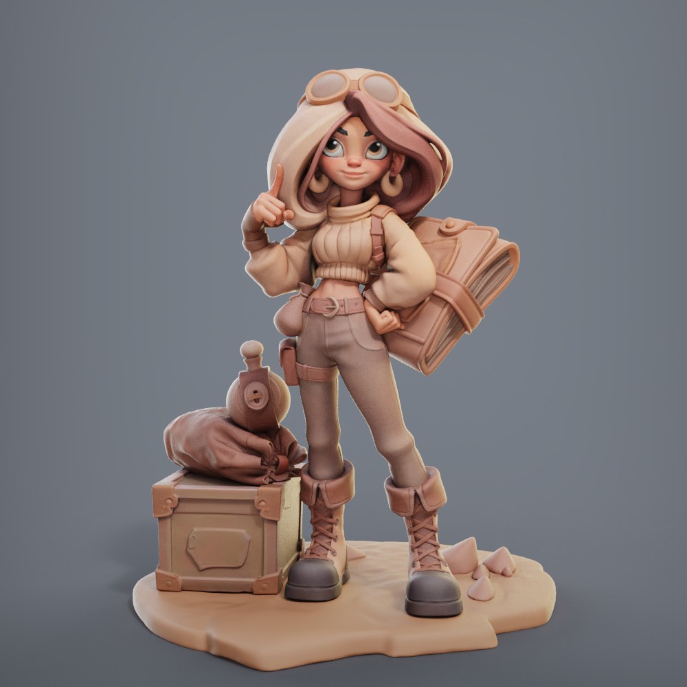 Marvelous Maidens 1 resin figure