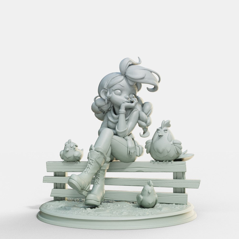 Marvelous Maidens 1 resin figure