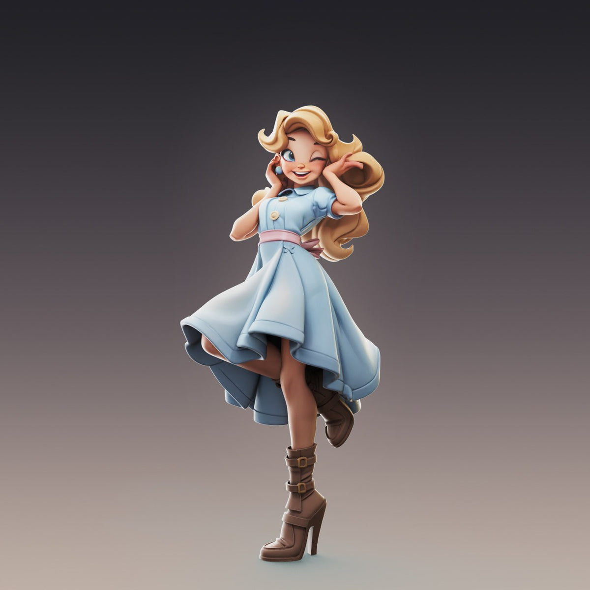 Muse Maidens resin figure