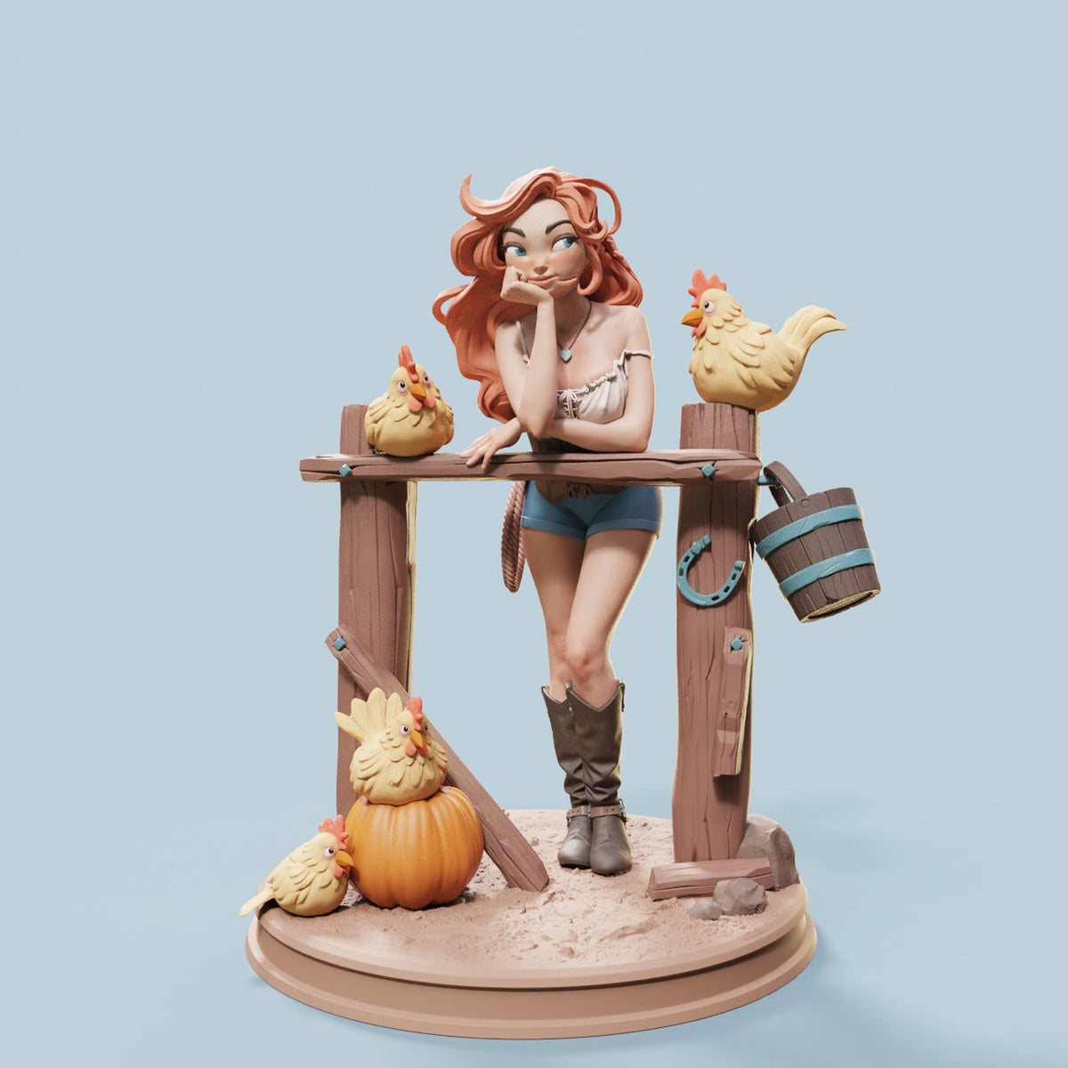 Nerissa resin figure