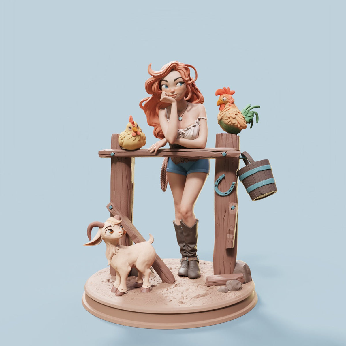 Nerissa resin figure