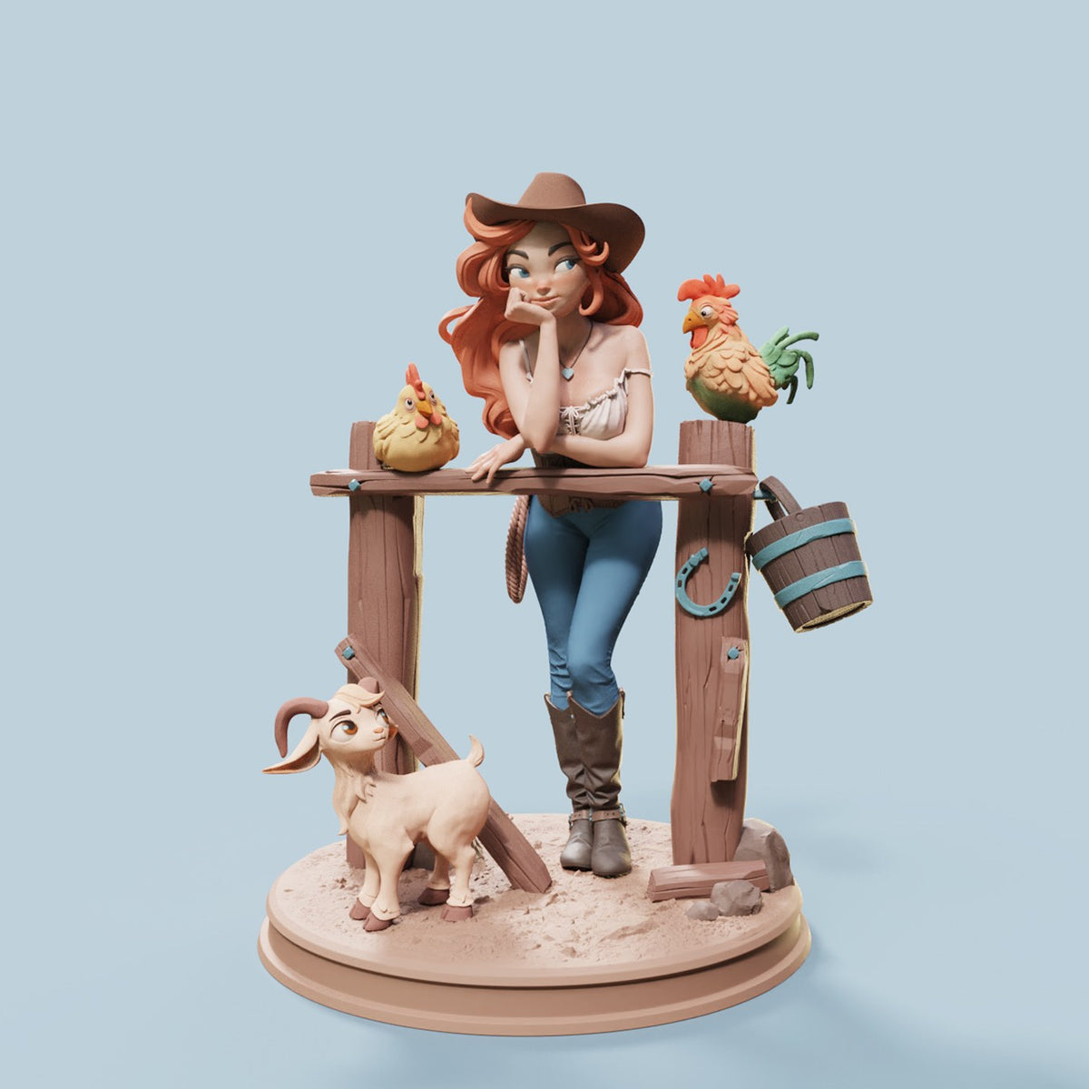 Nerissa resin figure
