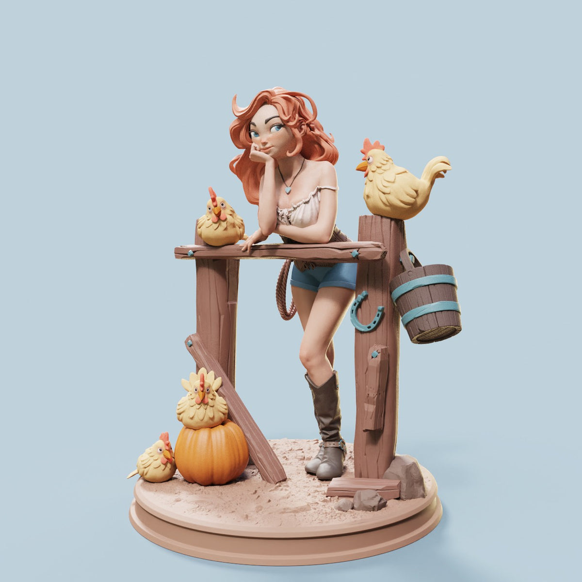 Nerissa resin figure