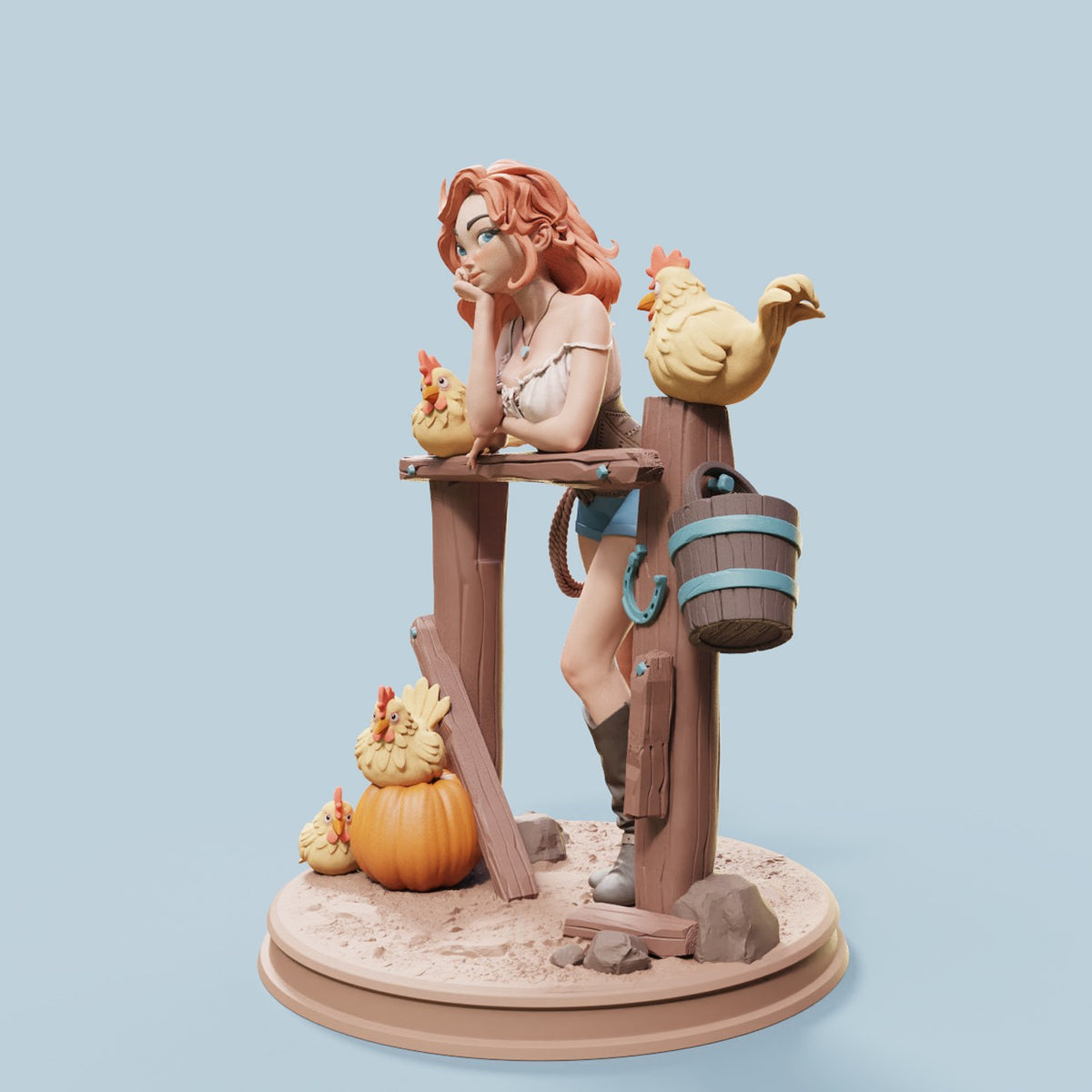 Nerissa resin figure