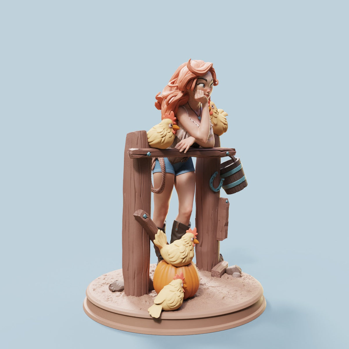 Nerissa resin figure