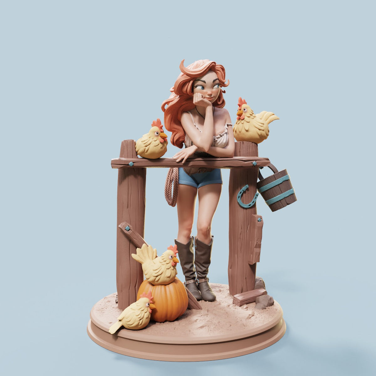 Nerissa resin figure
