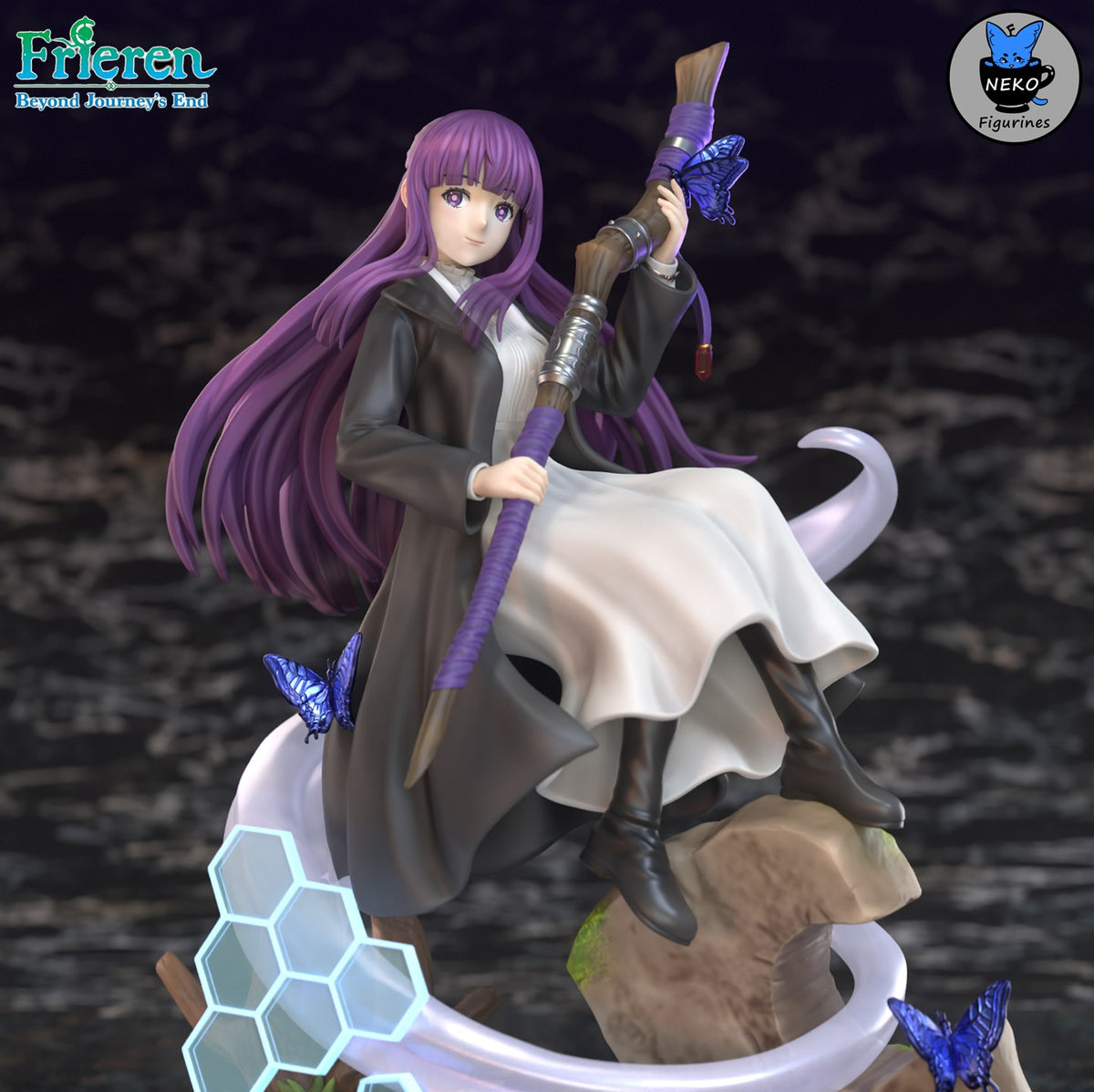 Fern resin figure