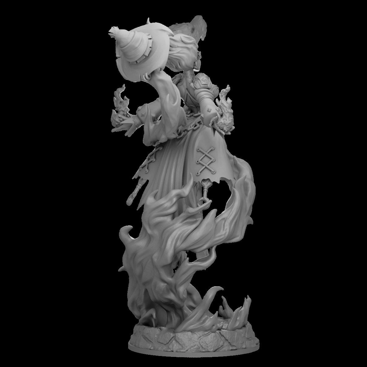 Saelum the Fiery Soul resin figure